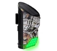 Vizzlema Mangeoire de porc solaire d'extérieur pour la chasse avec détecteur de mouvement et lumière verte pour chasse aux animaux de jeu