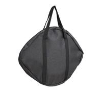Vjeybv Sac de voyage en fonte | Pochette de rangement portable pour poêle - Sac de transport rond étanche pour le camping - Sac de transport rond en fonte avec poignée pour l'extérieur