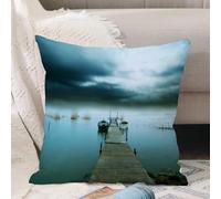 VJIZLOQB Housses de Coussin Court Peluche Carré Taie d'oreiller pour Sofa Canapé Chambre Chaise Domicile Décor,jetée,40x40cm