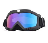 VJK Lunettes de moto pour vélo, moto, équitation, ski, VTT, course - Casque de motocross coupe-vent pour adultes