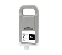 VJSLWPIB 700ml PFI701 PFI-701 CARTRIDE À L'ENK Compatible avec IPF8000 IPF9000 IPF8000S IPF9000S IPF8010S IPF9010S Série Printers avec Encre pigmentaire(PFI-701 BK)