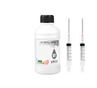 VJSLWPIB Encre Pigment 250 ML Compatible avec PFI-206 Compatible avec IPF 6400 6450 6400S 6450S 6400SE Imprimer(GY)