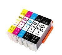 VJSLWPIB Remplacement de Cartouche à Encre Rechargeable Compatible 681xxl 680xxl C Compatible avec TS8170 TS8270 TS917 et imprimantes similaires(5 PCS Disposable)