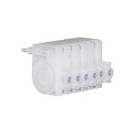 VjSLwPL Amortisseur d'encre pour tête d'impression Dx5, Compatible avec Le collecteur de tête d'impression à solvant écologique XP600 XP700 XP800 DTF(6 dampers)