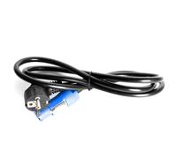 Vjsujehgy Câble d'alimentation pour Projecteur de Scène Noir Powercon 1,5 M 3-Core DMX512 LED Cordons D'Éclairage Événementiel Cordon d'alimentation Aviation avec Prise EU