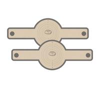 Vjsujehgy ÉCharpe à Pain en Silicone pour Four Hollandais, 2 Tapis de Cuisson à Pain en Silicone RéUtilisable AntiadhéSif et Facile à Nettoyer avec Longues PoignéEs