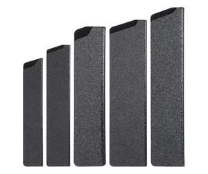 Vjsujehgy Ensemble de Manches de Protecteur de Couteau - 5 Pcs, Couvercles de Garde à Lame Universels en Plastique ABS en Feutre