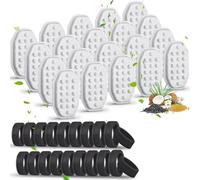 Vjsujehgy Filtres de à Eau pour Chat - Filtres de Rechange pour à Eau pour Chat à Débit d'eau Réglable de 3,2 L/108 Oz
