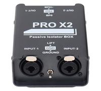 Vjsujehgy Isolateur Audio X2 2 Voies - Isolation et Conversion Symétrique | Modèle PRO X2 offre isolation physique 2 canaux, conversion symétrique, suppression des boucles de terre pour son clair