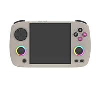 Vjsujehgy RG CubeXX Console de Portable Rétro avec Écran IPS de 3,95 Pouces, Système Linux 64 Bits avec Joystick RGB et Prise en Charge - 32 Go (Gris)