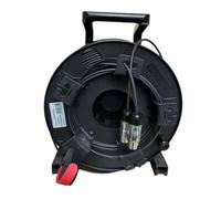 VJSUWI Cordon de raccordement à Fibre Optique blindé LC-LC BD24 2C 5 mm 3 mm monomode 100-250 m avec Enrouleur(100m 5mm TPU)