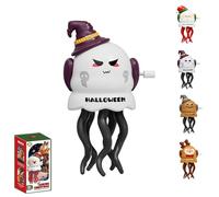 VJUREUEDE Magical Mini Dancing Ghost for Christmas,Wind Up Funny Toys,Creative Twisting Clockwork Slide, Dance and Swinging 3D Clockwork Toy, Ideal for Birthday Gifts-D