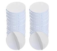 VJUYSW 40 Pièces Adhesif Double Face Extra Fort Mousse, Pastille Adhesive Double Face Imperméables, Tampons en Mousse Adhésifs de Montage Robustes, pour la Maison, Bureau, Ronde (40mm)