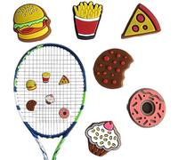 VJUYSW 6 Pièces Absorbeur de Chocs de Tennis Absorbeur de Chocs de Raquette de Tennis Amortisseur de Vibrations Absorbeur de Chocs en Silicone pour Les Sports de Tennis en Plein Air.