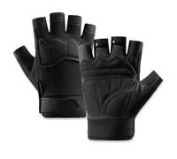 VJUYSW Gants de Cyclisme, Gant Velo, Gants Vélo VTT, Gants Tactiques Demi-Doigts, Gants de Fitness pour Homme et Femme, Gants Tactiques sans Doigts, pour Moto Chasse Cyclisme Gym Camping (L)