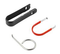 Vjw278 Lot de 3 outils de retrait de cache-écrous de roue et crochet de retrait de capuchon pour la plupart des véhicules (noir, 8 x 3 cm)