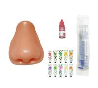 Vjw51 Lot de boutons de remplissage réutilisables et auto-remplissants 10 ml Blanc 6 x 6,5 cm