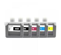 VJZYUTSW 330 ML PFI-307 CARTOUCE À L'ENK Compatible Encre complète Compatible avec IPF830 IPF840 IPF850 Couleur de l'imprimante(PFI-307-1Set)