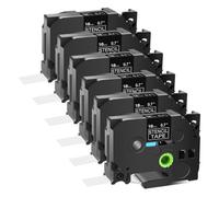 VJZYUTSW 6pcs Noir 18/26 / 36 mm de Gravure d'étiquette Pochoir Compatible avec Ste-141 Ste-151 STE-161 Makers(18mm)