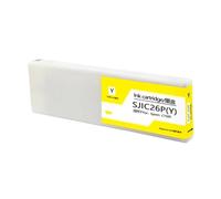 VJZYUTSW Cartouche à Encre Compatible Encre Pigment 300 ML Compatible avec TM-C7500 ColorWorks C7500 Imprimante d'étiquette SJIC26P(1PC Y)