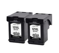 VJZYUTSW Cartouche à Encre Compatible hinicole Compatible avec 121xl Compatible avec Les modèles d'imprimante à Jet d'Ink OfficeJet J4500 J4524 J4525 J4535 J4540 J4550 J4580 J4585(2 Black)