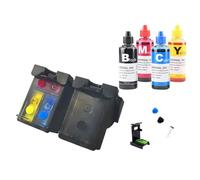 VJZYUTSW Cartouche à Encre Remanufacturée Compatible 304xl Compatible avec 304 Compatible avec DeskJet 3720 3721 3723 5030 5032 Printers(1 Set and 100ML Ink)