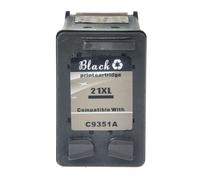 VJZYUTSW Cartouche à Encre remanufacturée Compatible avec 21 22 21xl 22xl C9352CE Compatible avec Une Utilisation avec Deskjet F4140 F2110 OfficeJet Imprimante(Black)