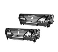 VJZYUTSW Cartouche de Toner Compatible Q2612A 2612A Q2612 12A Compatible avec Une Utilisation avec 1010 1012 1015 1018 1020 1022 3010 3015 3050 M1005(2 PCS)