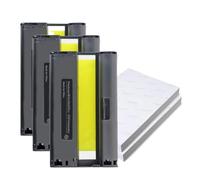 VJZYUTSW KP-108 Pouces KP-36in Selphy Compatible Ensemble Compatible avec Les imprimantes CP1000 CP1200 CP1300 CP910 CP900 CP740 CP760 avec 3 Cartouches d'encre d'encre(3PCS and 108sheets)