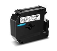 VJZYUTSW MK Tapes M-K231 Tapes compatibles Compatible avec MK231 M-K 431 531 631 731 Noir sur Blanc Compatible avec Le Fabricant d'étiquettes PT-65 PT-70 PT-80(Black on Clear)