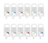 VJZYUTSW PFI-1700 PFI1700 CARTRILLE À L'ENK REFOLLable avec Puce Compatible avec Pro-2000 Pro-2100 Pro-4000 Pro-4000S Pro-6000 Pro-6000S Imprimantes(12Colors)