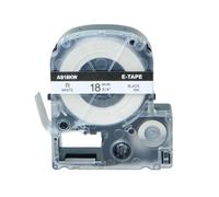 VJZYUTSW Tapes d'étiquette de 9-24 mm compatibles avec LW-300 LW-400 LW-600P LW-700 imprimantes Compatible avec SS12KW SS9KW SS18KW SS24KW(Black on White)