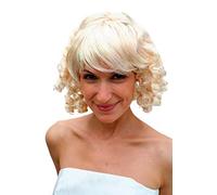 VK Event Fashion - Perruque Blonde, Bouclée, Claire, Style Gothique, Baroque, Époque Coloniale.