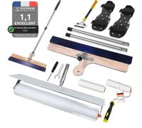 VKE Kit Ragréage, Rouleau Debulleur Ragreage 50 cm avec Pare-Éclaboussures