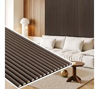 Vkechh Lot de 3 panneaux acoustiques - 120 x 60 cm - 2,16 m² - 3D semi-circulaires - Panneaux muraux en MDF et feutre acoustique - Revêtement mural acoustique moderne pour la maison et le studio