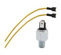 Vkinman Interrupteur de frein de rechange pour moto Harley Davidson Touring 2003-2014, FXST 2004-2014, FXD 2005-2007, FXDWG 2004-2014 - Bouton poussoir, fonctionnement manuel, jaune