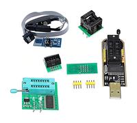 Vklopdsh 1 jeu de programmateurs flash BIOS USB CH341A 24 25 Series + clip de test SOIC8 SOP8 + adaptateur SPI, 8 V + SOP8 SOIC8 DIP8