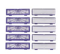 Vklopdsh Lot de 10 filtres Hepa pour aspirateurs Botvac D/Connected Series D7 D80 D85 D3 D75 D5 70E 75 80 85 pièces pour aspirateurs animaux domestiques/allergies
