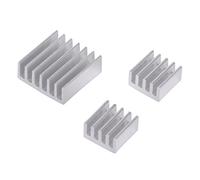 VKLSVAN 3 x Set de refroidissement en aluminium dissipateur thermique pour Raspberry Pi modèle B 3/PI 2 modèle B/PI B + (B Plus)