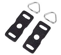 VKO Sangle d'appareil photo Connecteur de boucles Cuir Coque de protection Pad + Lug Ring Camera Strap Triangle Anneau fendu Crochet pour