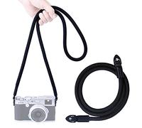VKO Sangle élégante en nylon pour appareil photo reflex numérique sans miroir Noir 120 cm