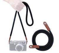 VKO Sangle pour appareil photo Courroie de cou pour appareil photo pour lPour appareil photo reflex numérique sans miroir 120 cm Noir
