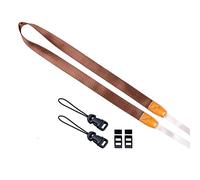 VKO Sangle pour Appareil Photo de réglable Courroie de cou pour appareil photo Marron