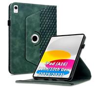 Vkooer 360 Drehbar Hülle Kompatibel mit iPad (A16) 11th/10th Generation (2025/2022),90 Grad Drehbar Ständer Hülle, Auto Schlaf/Aufwach Schutzhülle für iPad 11th 11 inch (2025) Tablet,Grün