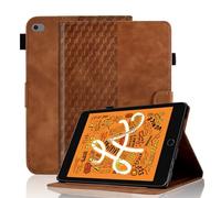 Vkooer Coque pour iPad Mini 5ème génération 2019/iPad Mini 4 2015 (7,9 Pouces) iPad Mini 3/2/1 Housse Cuir PU Etui de Protection avec Veille/Réveil Auto et Multi-Angle Support- Marron