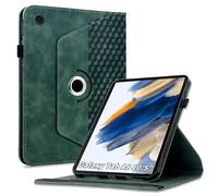 Vkooer Coque pour Samsung Galaxy Tab A8 10.5 SM-X200/X205/X207, Rotation à 360 degrés avec Support Housse de Protection pour Samsung Galaxy Tab A8 10.5'' 2021 Tablette -Vert