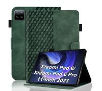 Vkooer Étui portefeuille pour Xiaomi Mi Pad 6/Mi Pad 6 Pro (11", modèle 2023) en cuir synthétique de qualité supérieure avec support de visualisation multi-angle et emplacements pour cartes Smart