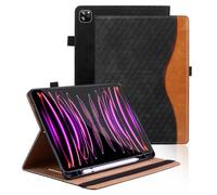 Vkooer Étui pour iPad Air 5ème/4ème avec porte-crayon - 2022/2020 10,9 pouces, iPad Pro 11 pouces 4ème/3ème/2ème/1er Housse folio en cuir avec support multi-angle de mise en veille/réveil automatique