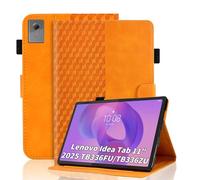Vkooer Étui pour Lenovo Idea Tab 11 Pouces 2025 TB336ZU/336FU5, étui Folio en Cuir Premium avec Porte-Stylet et Fente pour Cartes pour Tablette Lenovo Idea Tab 11 Pouces 2025, Orange