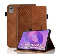 Vkooer Étui pour Lenovo Idea Tab 11 Pouces 2025 TB336ZU/336FU5, étui Folio en Cuir Premium avec Porte-Stylet et Fente pour Cartes pour Tablette Lenovo Idea Tab 11 Pouces 2025, Marron
